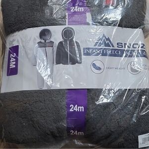 Snozu Infant 2-piece Fleece Set, Blue nwt 24m grey/dark charcoal